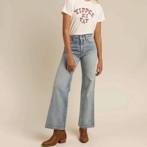 Sendero The Maria Jeans Size 27 Wide Leg High Rise Cowgirl Western Rodeo Cotton